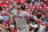 Arizona Diamondbacks' Ketel Marte rounds the bases after hitting a solo home run during the fourth inning of a baseball game against the St. Louis Cardinals Wednesday, June 24, 2026, in St. Louis. (AP Photo/Jeff Roberson)
