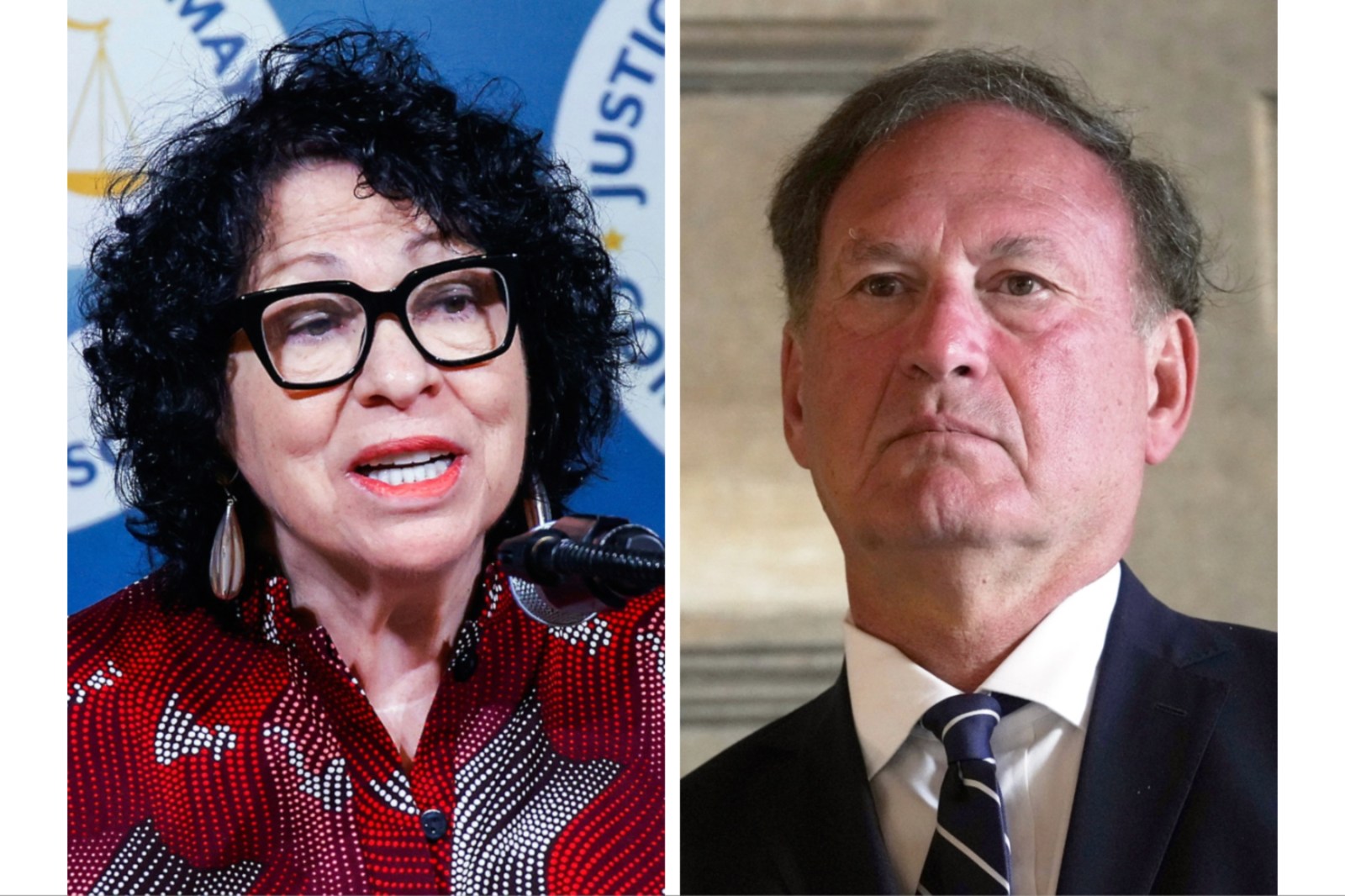 Supreme Court justices exchange remarks during asylum ruling announcement