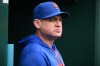 FILE - New York Mets manager Carlos Mendoza before a baseball game against the Washington Nationals, Thursday, May 21, 2026, in Washington. (AP Photo/Nick Wass, File)