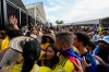 FILE - Fans wait to enter the stadium prior to the Copa America final soccer match between Argentina and Colombia in Miami Gardens, Fla., July 14, 2024. (AP Photo/Lynne Sladky, File)