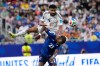 Saudi Arabia's Abdulelah Alamri (4) and Cape Verde's Nuno da Costa (21) collide was they try to head the ball during the second half of the World Cup Group H soccer match in Houston, Friday, June 26, 2026. (AP Photo/David J. Phillip)