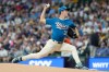 Milwaukee Brewers' Jacob Misiorowski pitches during the first inning of a baseball game against the Chicago Cubs, Friday, June 26, 2026, in Milwaukee. (AP Photo/Aaron Gash)