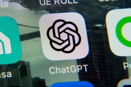 FILE - The ChatGPT app is displayed on an iPhone in New York, May 18, 2023. (AP Photo/Richard Drew, File)