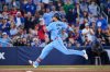 Toronto Blue Jays' Yohendrick Pinango (24) advances to third on a fielding error during sixth inning MLB baseball action against the Philadelphia Phillies, in Toronto, on Monday, June 8, 2026. THE CANADIAN PRESS/Sammy Kogan