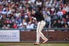 San Francisco Giants' Rafael Devers (16) hits a three-run home run for his second of the night during the third inning of a baseball game Atlanta Braves, Saturday, June 27, 2026, in San Francisco (AP Photo/Justine Willard)