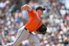 Houston Astros starting pitcher Hunter Brown throws against the Detroit Tigers in the first inning of a baseball game, Sunday, June 28, 2026, in Detroit. (AP Photo/Lon Horwedel)