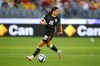 Australia's Sam Kerr during the Women's Asian Cup semifinal soccer match between China and Australia in Perth, Australia, Tuesday, March 17, 2026. (AP Photo/Gary Day)