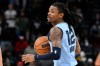FILE - Memphis Grizzlies guard Ja Morant (12) plays in the second half of an NBA basketball game against the Atlanta Hawks Jan. 21, 2026, in Memphis, Tenn. (AP Photo/Brandon Dill, File)