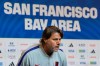 United States head coach Mauricio Pochettino attends a news conference ahead of the World Cup Round of 32 soccer match against Bosnia and Herzegovina, Tuesday, June 30, 2026, in Santa Clara, Calif. (AP Photo/Eugene Hoshiko)