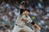 Detroit Tigers' Tarik Skubal (29) throws during the third inning of a baseball game against the New York Yankees, Tuesday, June 30, 2026, in New York. (AP Photo/Heather Khalifa)