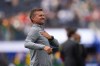 Canada head coach Jesse Marsch reacts after the World Cup round of 32 soccer match between South Africa and Canada in Inglewood, Calif., near Los Angeles, Sunday, June 28, 2026. (AP Photo/Manu Fernandez)