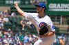 Chicago Cubs starting pitcher Colin Rea throws against the San Diego Padres during the first inning of a baseball game in Chicago, Wednesday, July 1, 2026. (AP Photo/Nam Y. Huh)