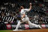 Colorado Rockies relief pitcher John Brebbia throws in the seventh inning of a baseball game against the Miami Marlins Tuesday, June 30, 2026, in Denver. (AP Photo/Geneva Heffernan)