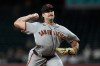 San Francisco Giants starting pitcher Trevor McDonald throws against the Arizona Diamondbacks during the first inning of a baseball game, Wednesday, July 1, 2026, in Phoenix. (AP Photo/Ross D. Franklin)