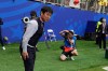 Japan head coach Hajime Moriyasu bows after the World Cup round of 32 soccer match between Brazil and Japan in Houston, Monday, June 29, 2026. (AP Photo/David J. Phillip)