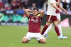 FILE -West Ham's Mateus Fernandes reacts during the Premier League soccer match between West Ham and Arsenal in London, May 10, 2026. (AP Photo/Ian Walton, File)