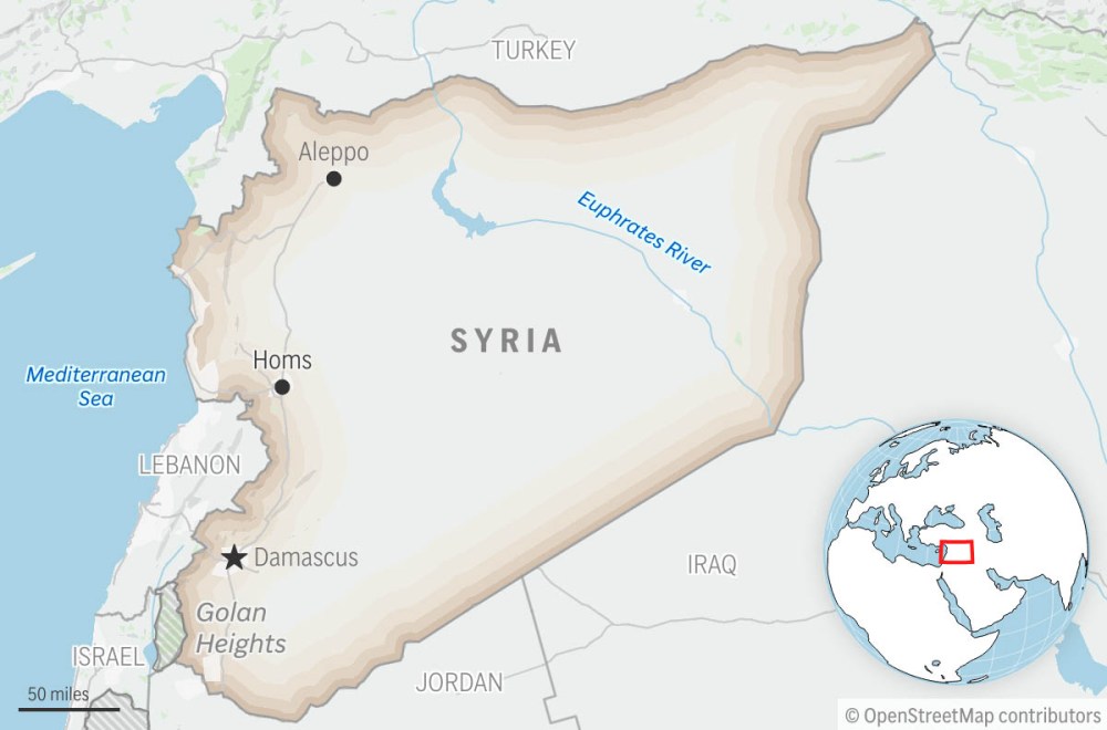 Explosive device goes off in cafe in Syria’s capital, killing at least ...