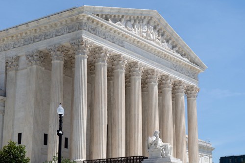 The Supreme Court is seen Tuesday, June 30, 2026, in Washington. (AP Photo/Jose Luis Magana)