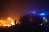 This photo provided by the French fire brigade SDIS13 on Thursday July, 2, 2026, shows the wildfire near La Fare, southern France. (France Fire Brigade SDIS13 via AP)