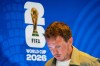 Germany head coach Julian Nagelsmann leaves a press conference ahead of the World Cup round of 32 soccer match between Germany and Paraguay in Foxborough, Mass., near Boston, Sunday, June 28, 2026. (AP Photo/Martin Meissner)