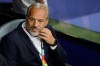 Congo head coach Sebastien Desabre sits on the bench prior to during the World Cup round of 32 soccer match between England and Congo in Atlanta, Wednesday, July 1, 2026. (AP Photo/Erik S. Lesser)