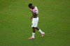 United States' Folarin Balogun (20) reacts to a red card during the World Cup round of 32 soccer match between the United States and Bosnia in Santa Clara, Calif., near San Francisco, Wednesday, July 1, 2026. (AP Photo/Jeff Chiu)