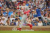 St. Louis Cardinals' Nathan Church celebrates after hitting a three-run home run during the second inning of a baseball game against the Chicago Cubs, Friday, July 3, 2026, in Chicago. (AP Photo/Melissa Tamez)