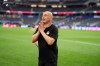 Egypt head coach Hossam Hassan reacts after winning a penalty shootout against Australia for the World Cup round of 32 soccer match in Arlington, Texas, near Dallas, Friday, July 3, 2026. (AP Photo/Tony Gutierrez)