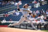 Pittsburgh Pirates pitcher Braxton Ashcraft throws during the third inning of a baseball game against the Washington Nationals, Saturday, July 4, 2026, in Washington. (AP Photo/Nick Wass)