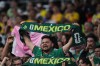 A Mexico soccer fan reacts during the World Cup round of 32 soccer match between Mexico and Ecuador in Mexico City, Tuesday, June 30, 2026. (AP Photo/Eduardo Verdugo)