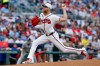 Atlanta Braves pitcher Chris Sale delivers to a New York Mets batter during the first inning of a baseball game, Saturday, July 4, 2026, in Atlanta. (AP Photo/Erik S. Lesser)