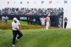Chris Gotterup chips to the green on the 11th hole during the first round of the U.S. Open golf tournament at Shinnecock Hills Golf Club in Southampton, N.Y., Thursday, June 18, 2026. (AP Photo/George Walker IV)