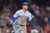 Toronto Blue Jays' George Springer celebrates as he runs the bases after hitting a two-run home run in the ninth inning of a baseball game against the Boston Red Sox, Tuesday, June 16, 2026, in Boston. (AP Photo/Steven Senne)