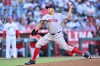 Boston Red Sox pitcher Ranger Suarez delivers during the first inning of a baseball game against the Los Angeles Angels, Sunday, July 5, 2026, in Anaheim, Calif. (AP Photo/William Liang)