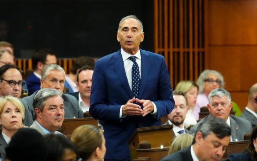 Conservative member of Parliament Richard Martel asks a question during question period in the House of Commons to Parliament Hill in Ottawa on Wednesday, June 11, 2025. THE CANADIAN PRESS/Sean Kilpatrick