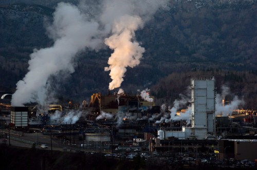 Teck Mining Company's zinc and lead smelting and refining complex is pictured in Trail, B.C., on November 26, 2012. THE CANADIAN PRESS/Darryl Dyck