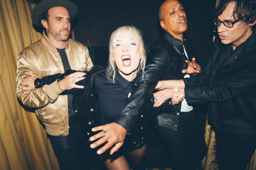 Members of the music group Metric are shown in this undated handout photo provided by Grandstand Media. THE CANADIAN PRESS/Handout-Grandstand Media
(Mandatory Credit)