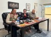 Coun. Karl Stone, left to right, Dakota Tipi First Nation Manitoba and Cree advocate Coleen Rajotte and community advocate Gerald Neufeld take part in a news conference in Winnipeg on Tuesday June 23, 2026.  THE CANADIAN PRESS/Brittany Hobson