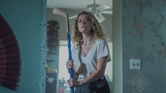 Tatiana Maslany as Paula in Maximum Pleasure Guaranteed. (Apple TV)