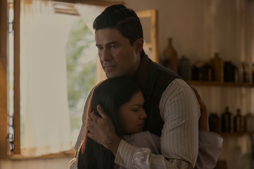 Actors Alyssa Wapanatâhk and Meegwun Fairbrother are shown in this undated handout photo provide by Netflix. THE CANADIAN PRESS/Handout-Netflix(Mandatory Credit)