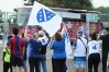 Fans look on as Bosnia and Herzegovina players arrive for a World Cup training session in Toronto, Tuesday, June 9, 2026. THE CANADIAN PRESS/Jon Blacker