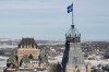 The Quebec Fleur-de-lis provincial flag flies on top of the National Assemblyâs main tower, Wednesday, January 18, 2023 in Quebec City.THE CANADIAN PRESS/Jacques Boissinot