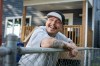 Jesse Bettcher stands in front of his new home in Winnipeg's North End neighbourhood near Pritchard Avenue, on Tuesday, July 21, 2026. Bettcher's home was infill built on the site of a vacant lot. THE CANADIAN PRESS/Colin Corneau