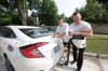 Ruth Bonneville / Free Press

Local Bike Theft

Photo of  Thomas Clark (wearing shorts)  and Valentin Duquenne, next to their bike carrier where their bikes were stolen from in Winnipeg Friday.  

Story:  Bicycles belonging to two New Brunswick men who are cycling across Canada for mental health awareness were stolen while they did a media interview in Winnipeg’s West End on Friday morning. Thomas Clark and Valentin Duquenne were devastated after the bikes went missing outside CBC Manitoba’s headquarters, but uplifted by an outpouring of support from Manitobans afterward. “When I walked out, Tom started running towards the car and then I saw the bikes were gone. We were pretty speechless,” Duquenne, 24, said. “It’s not great. We’re kind of stranded in Winnipeg without the tools that get us across the country.” Valued at $15,000 to $20,000, the bikes — Trek and Cannondale models — were mounted on the back of a support car that was parked on Young Street, just south of Portage Avenue, when the theft happened shortly before 8 a.m.  They since have been blessed with thousands of dollars of support for their cause.  

See story by Chris Kitching

July 24th,  2026