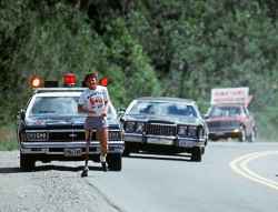 FILE- Runner Terry Fox continues his Marathon of Hope run across Canada, Sept. 1980. Moved by the suffering of children he met while undergoing cancer treatment, and inspired by a one-legged runner in the New York marathon, Fox decided to run across Canada to raise money and awareness. (CP PHOTO ARCHIVES/ files)