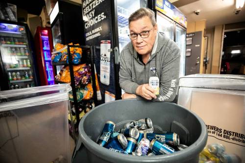 MIKAELA MACKENZIE / FREE PRESS
                                Keith Horn, owner of the Northern Hotel, says he has been telling people about the change and expects the number of empties dropped off to double.