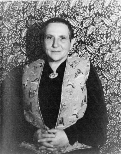 Carl Van Vechten photo / Library of Congress
                                Gertrude Stein moved to Paris in 1903 to pursue writing, keeping company with the likes of Pablo Picasso.