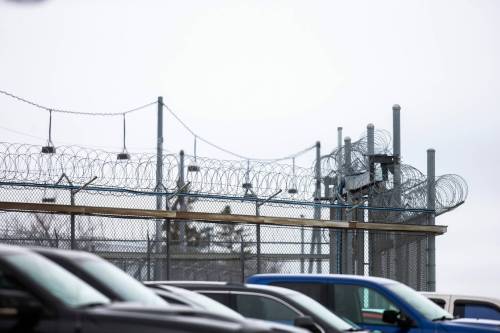 MIKAELA MACKENZIE / WINNIPEG FREE PRESS Stony Mountain prison on Tuesday, Nov. 7, 2023. For Erik story. Winnipeg Free Press 2023.