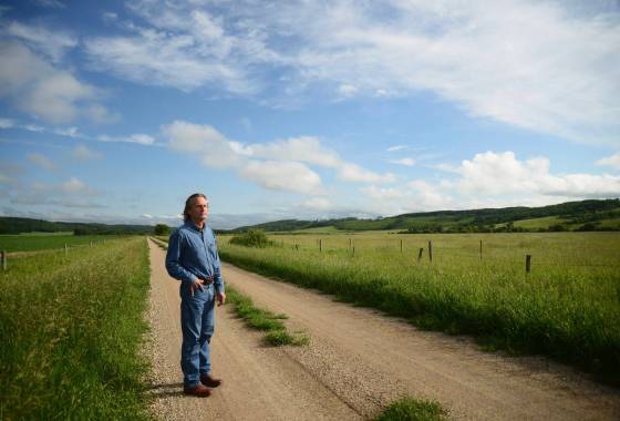 James Mitchell, is among a group of residents in and around the Polonia, (near Neepawa) area opposed to a wind farm project. (Cheryl Hnatiuk / Free Press)