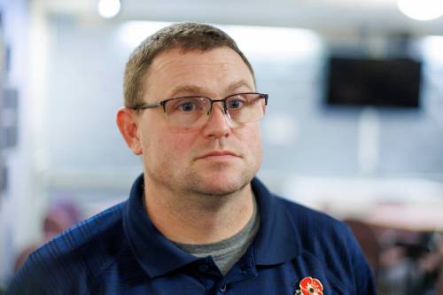 MIKE DEAL / FREE PRESS FILES
                                Doug Kovacs head coach of the Grant Park Pirates.